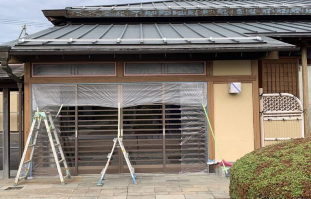 御殿場市　中丸　R寺　外部塗替え工事