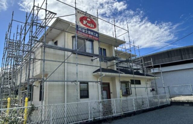 御殿場市　神山　K様邸　外部塗替え工事