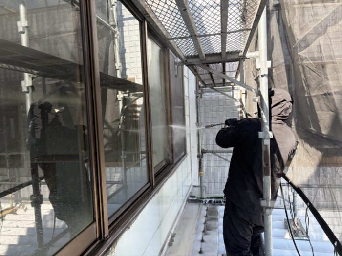 御殿場市　杉名沢　S様邸工場　外部塗替え工事