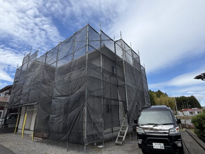 御殿場市　保土沢　M様邸　外部塗替え工事