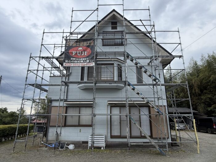 小山町　用沢　K様邸　外部塗替え工事